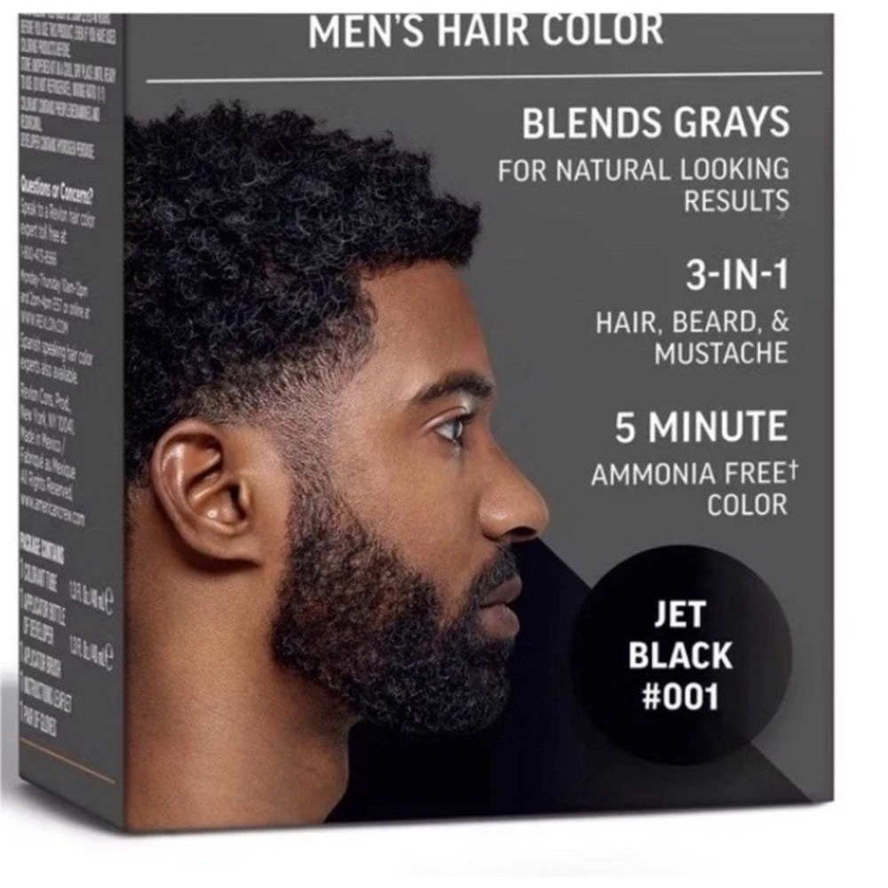 American Crew Undetectable Hair Color Cream Jet Black #001 Ammonia-Free 1.3oz